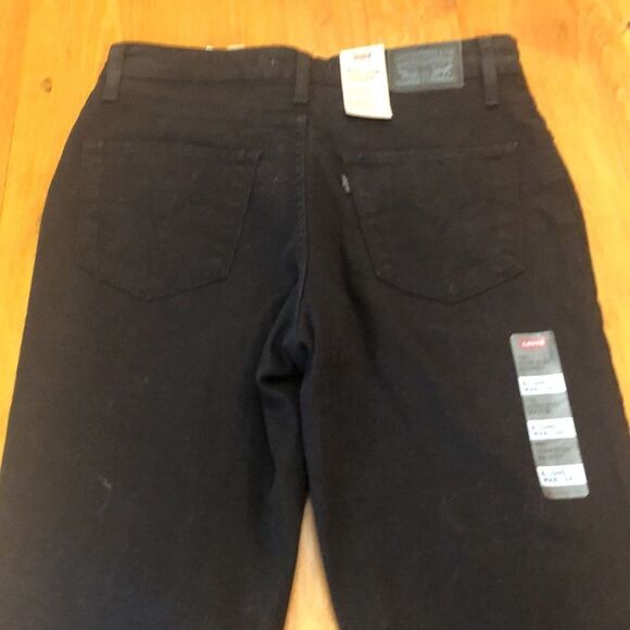 NWT Levi’s 721 High Rise Skinny distressed Black Jeans - Picture 9 of 13